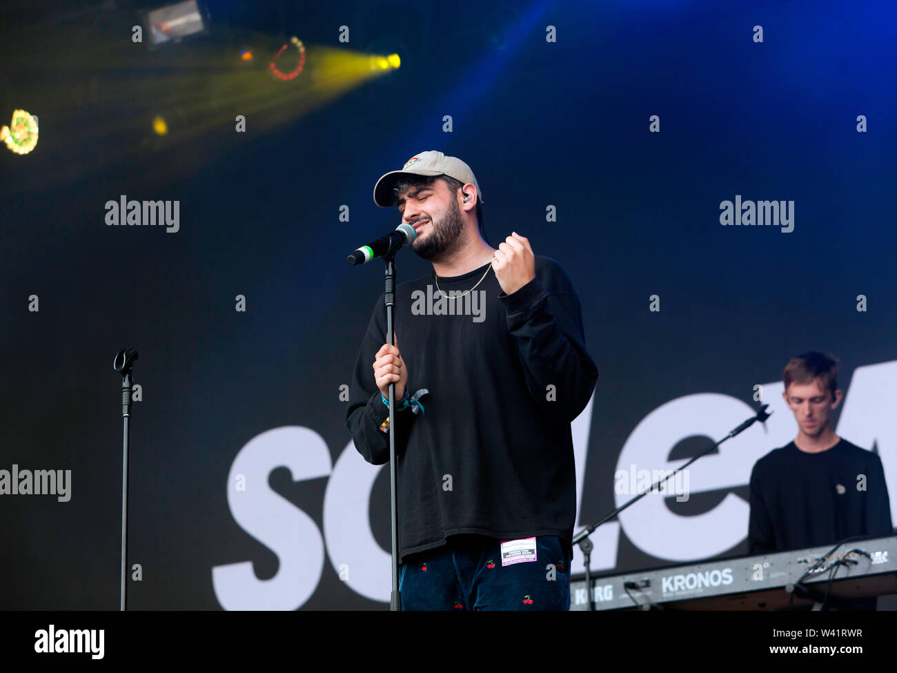 SG Lewis auf der Hauptbühne am OnBlackheath Music Festival 2019 Stockfoto