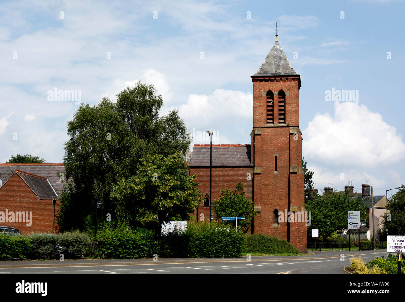 Hl. Franz von Assisi Katholische Kirche, Bedworth, Warwickshire, England, Großbritannien Stockfoto