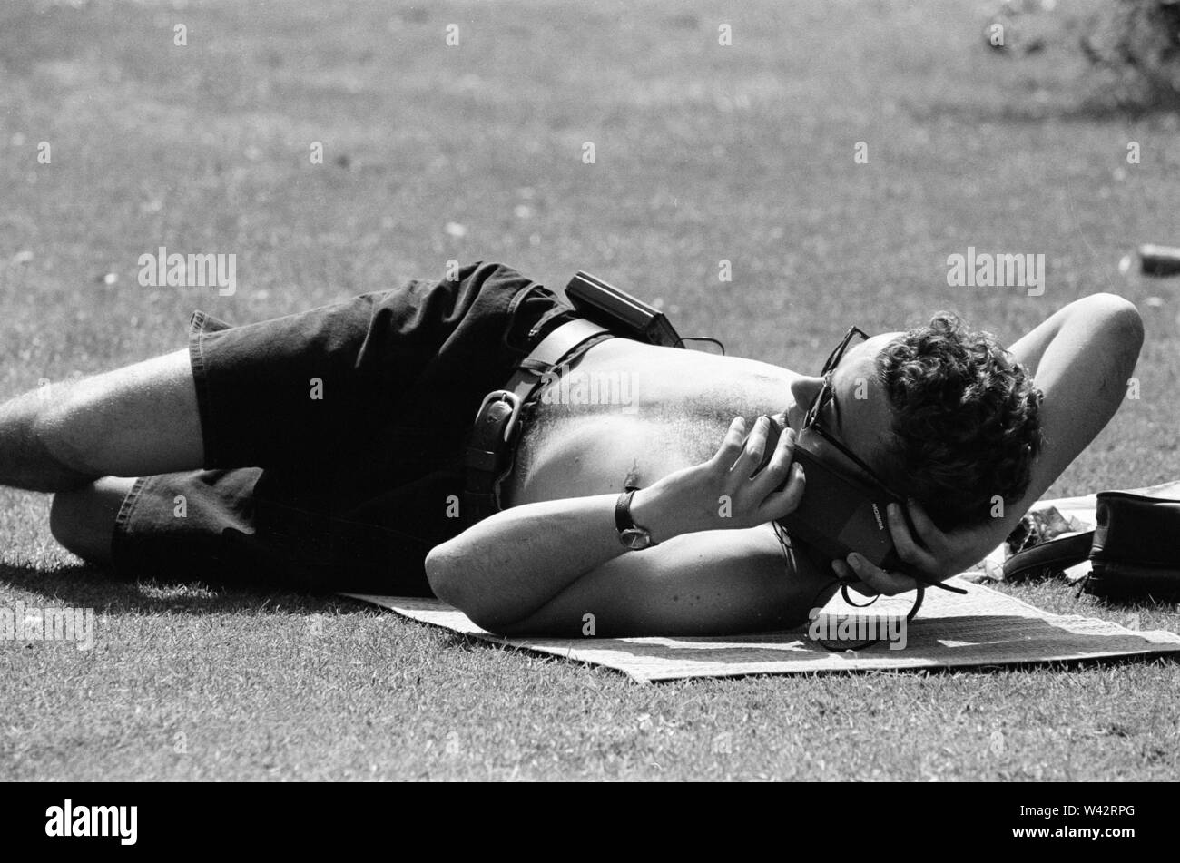 Heißes Wetter Bilder, Lesen, Donnerstag, 14. Mai 1992. Stockfoto