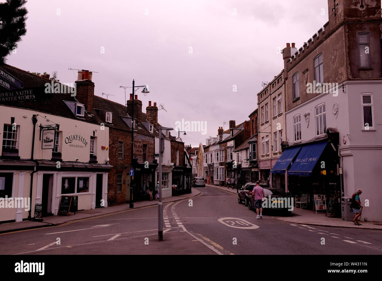 Whitstable Küstenstadt in East Kent uk Juni 2019 Stockfoto