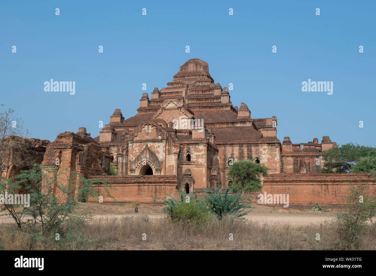 Aka Myanmar Birma, historischen Bagan. Dhammayangyi Tempel, der größte Tempel in Bagan. Erbaut 1167-1170 von König Narathu. Stockfoto