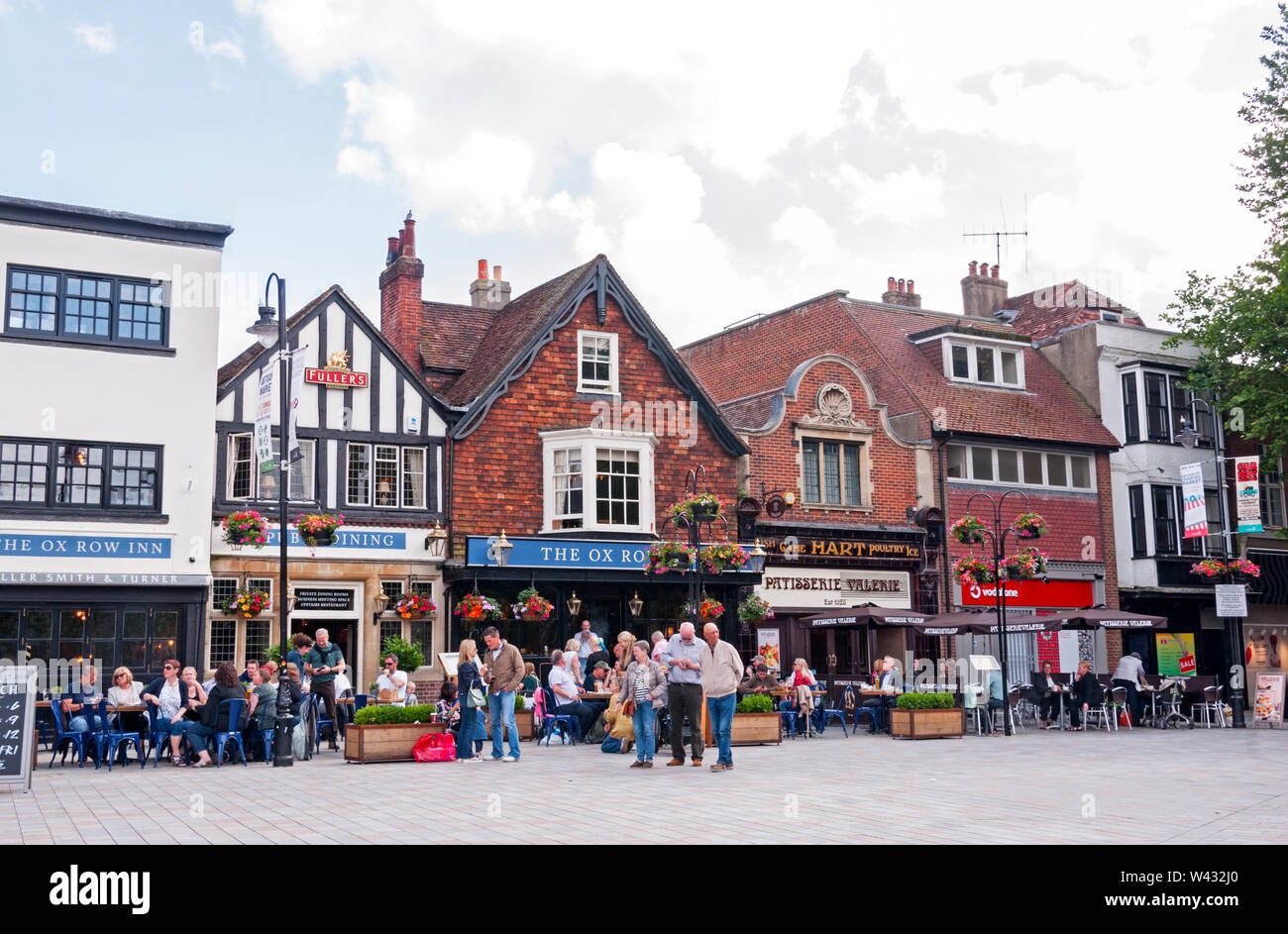 Einen lebhaften Teil von Salisbury, England Stockfoto