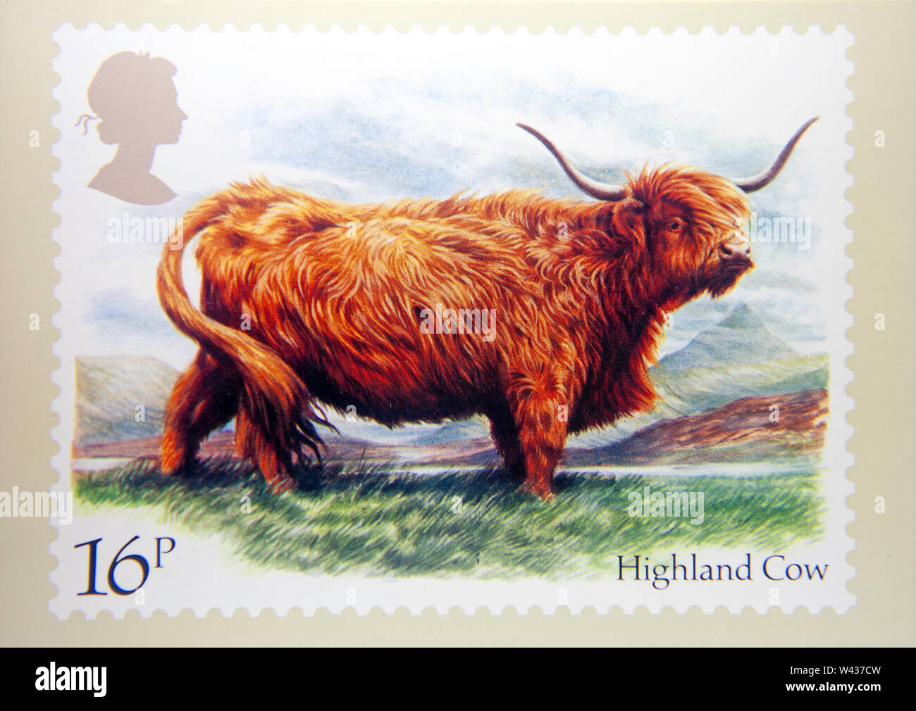 Britische Briefmarkensammlungen Stockfoto