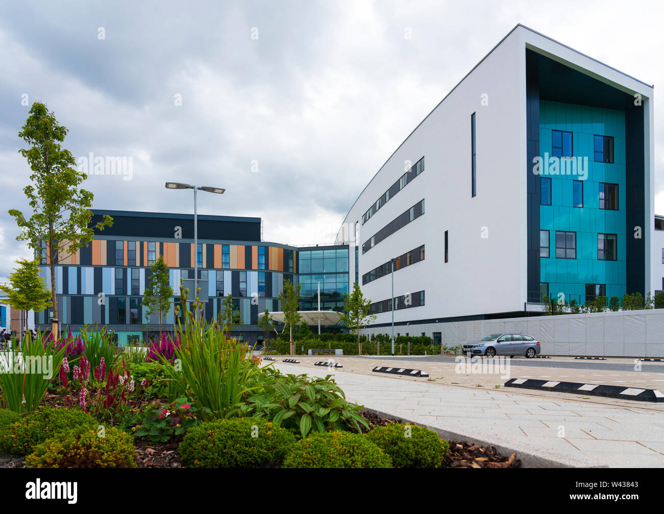Die Außenseite des neuen königlichen Krankenhaus für Kinder und Jugendliche in Edinburgh, Großbritannien Stockfoto