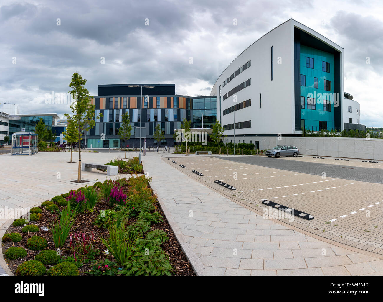Die Außenseite des neuen königlichen Krankenhaus für Kinder und Jugendliche in Edinburgh, Großbritannien Stockfoto