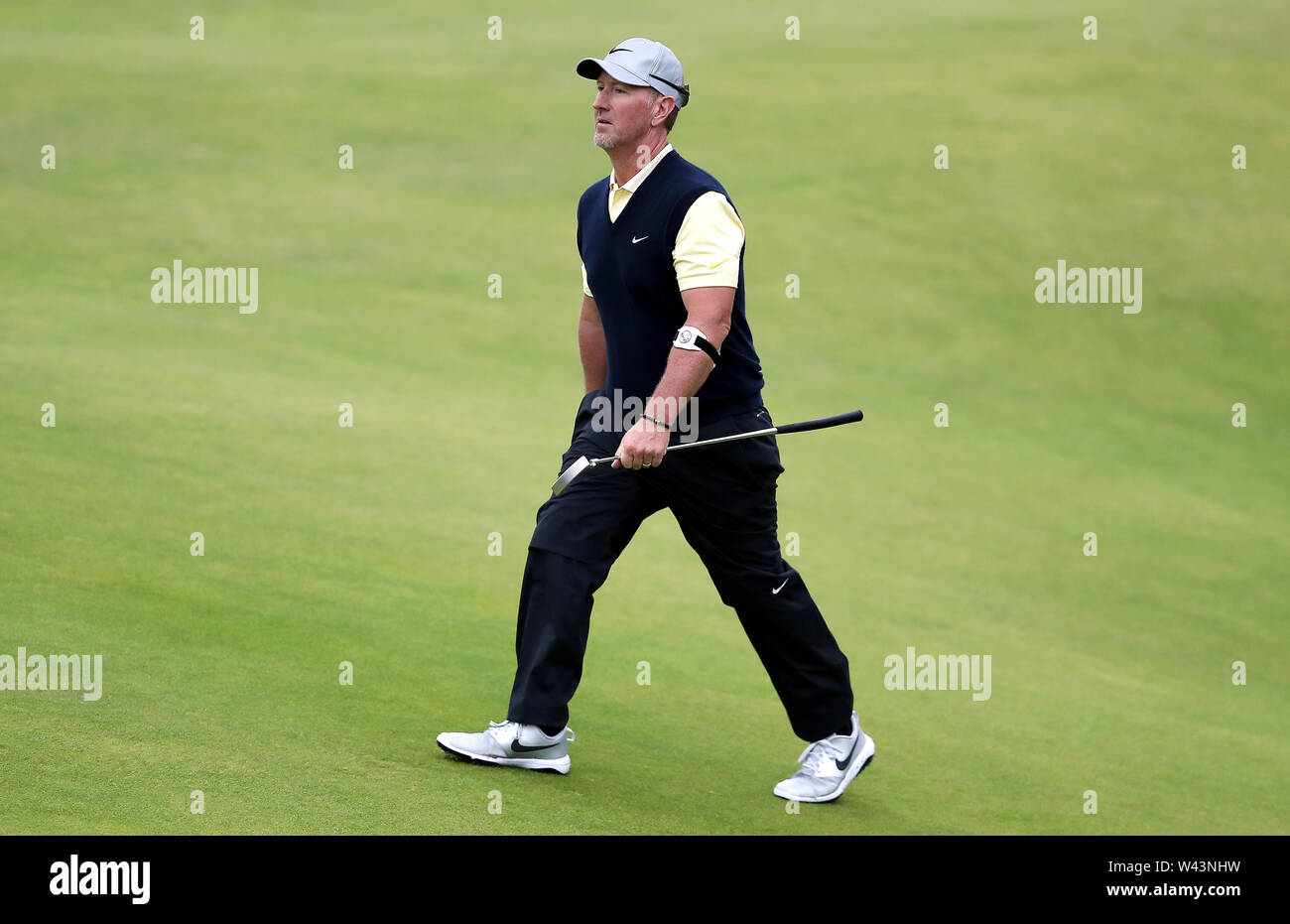 Während der Tag Zwei der Open Championship 2019 im Royal Portrush Golf Club. Stockfoto