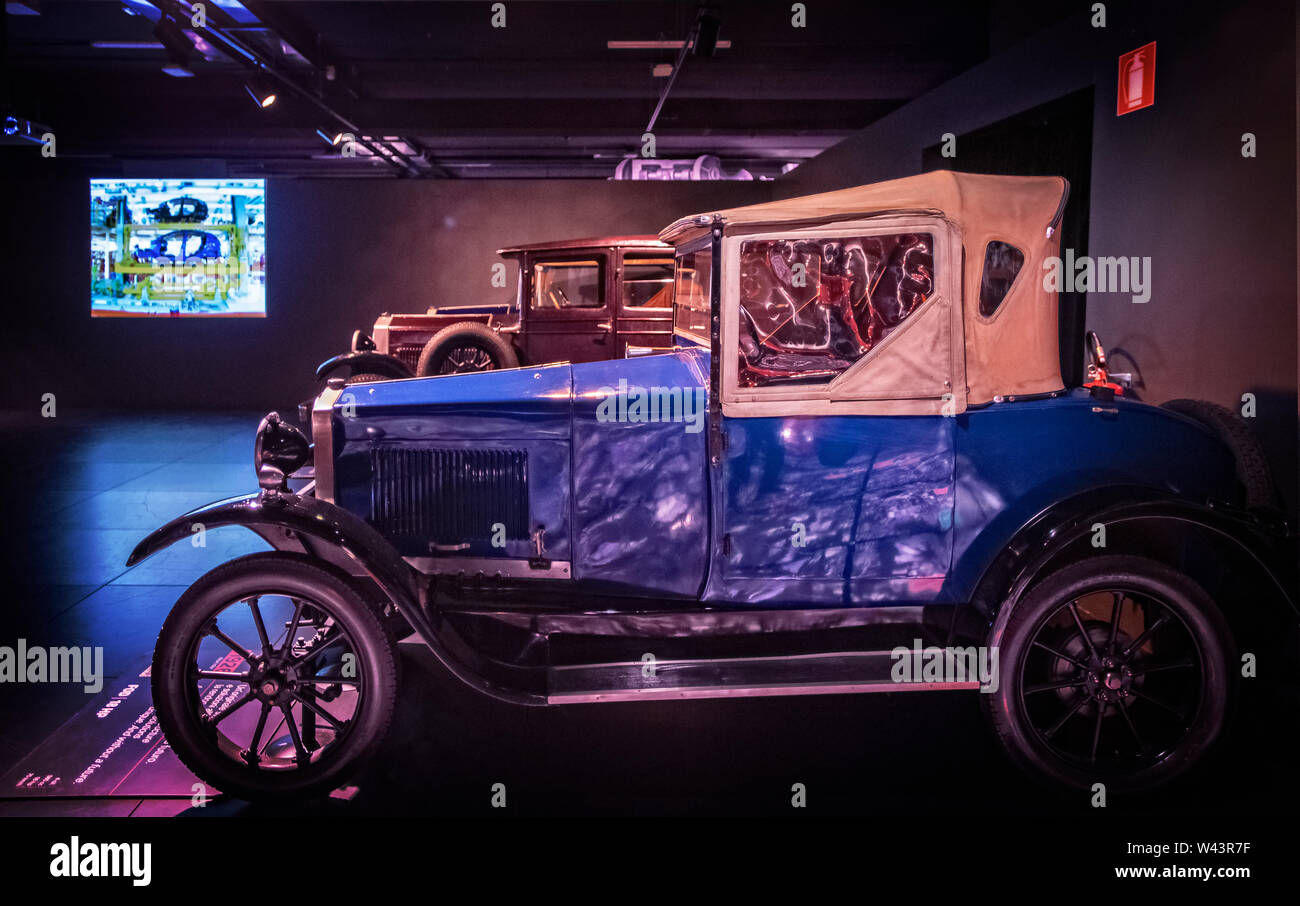 Italien Piemont Turin Museo Dell'Automonbile Torino (mauto) - Italien - Fod 18 HP - ein Original Legierung Struktur eine erweiterte Lösungen machen dieses einzigartige. Und ohne Zukunft Stockfoto