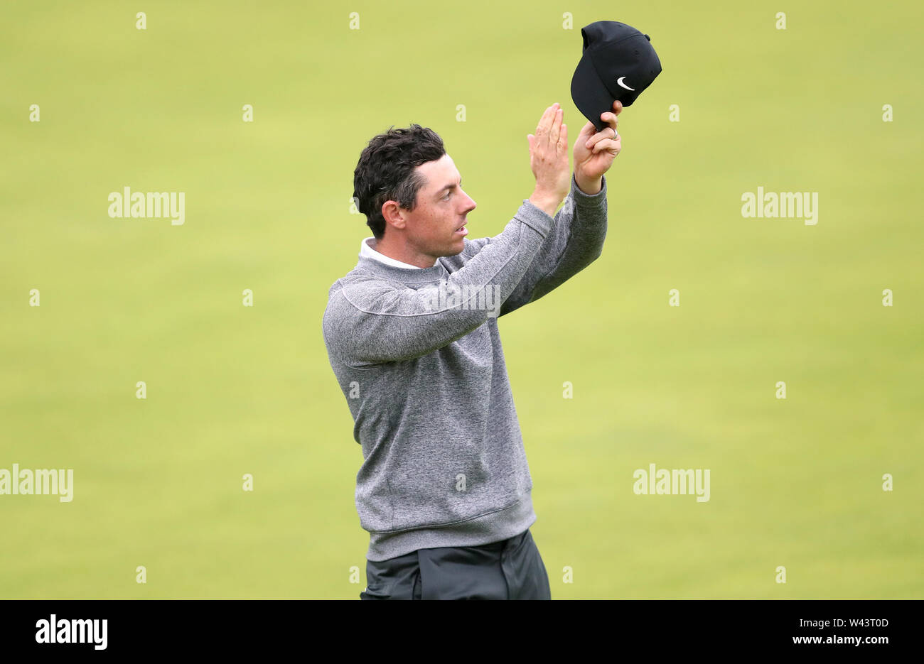 Während der Tag Zwei der Open Championship 2019 im Royal Portrush Golf Club. Stockfoto