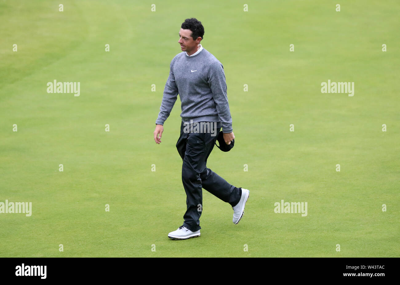 Während der Tag Zwei der Open Championship 2019 im Royal Portrush Golf Club. Stockfoto