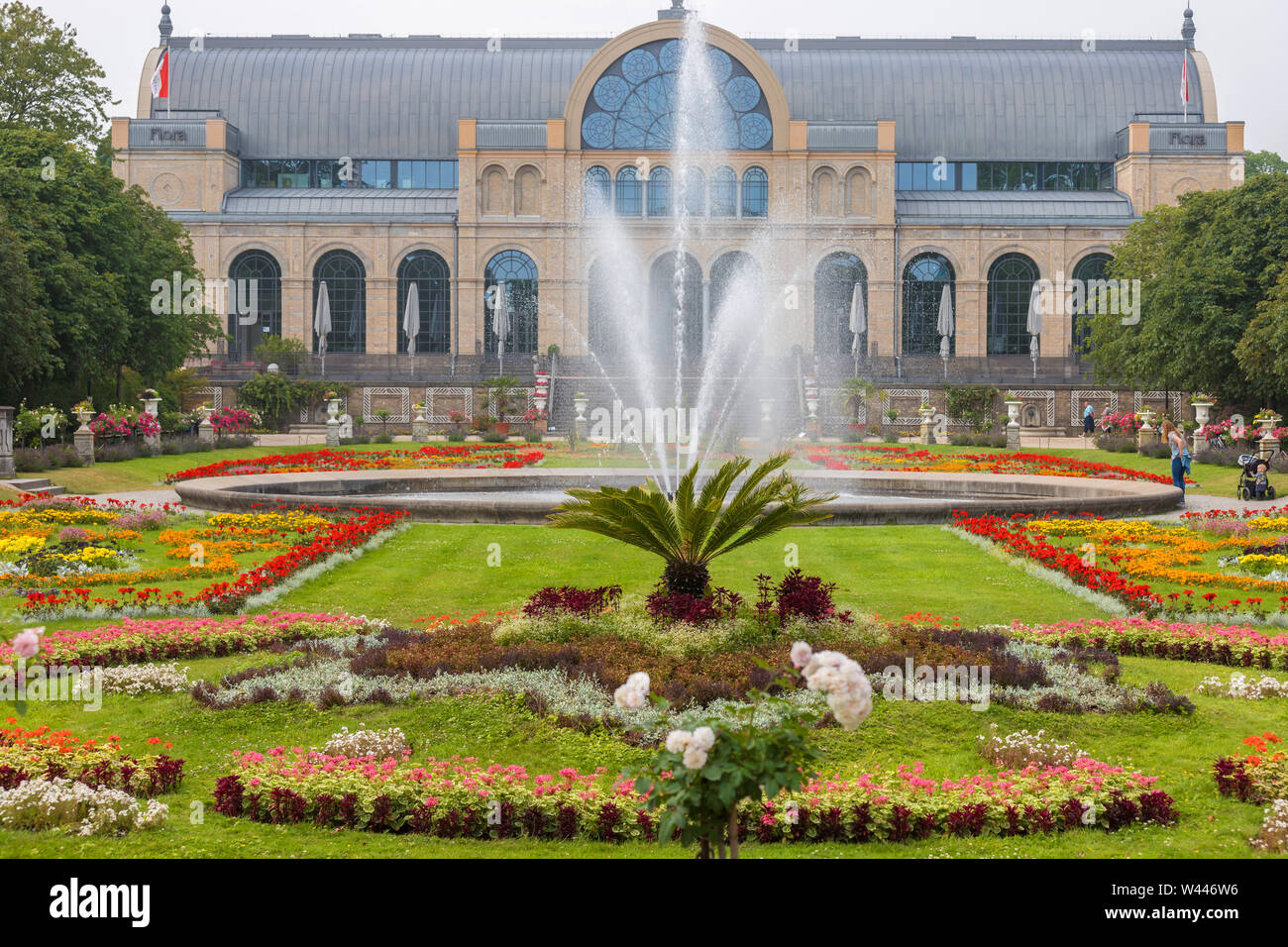 Flora Park und Gebäude Köln Deutschland Stockfoto