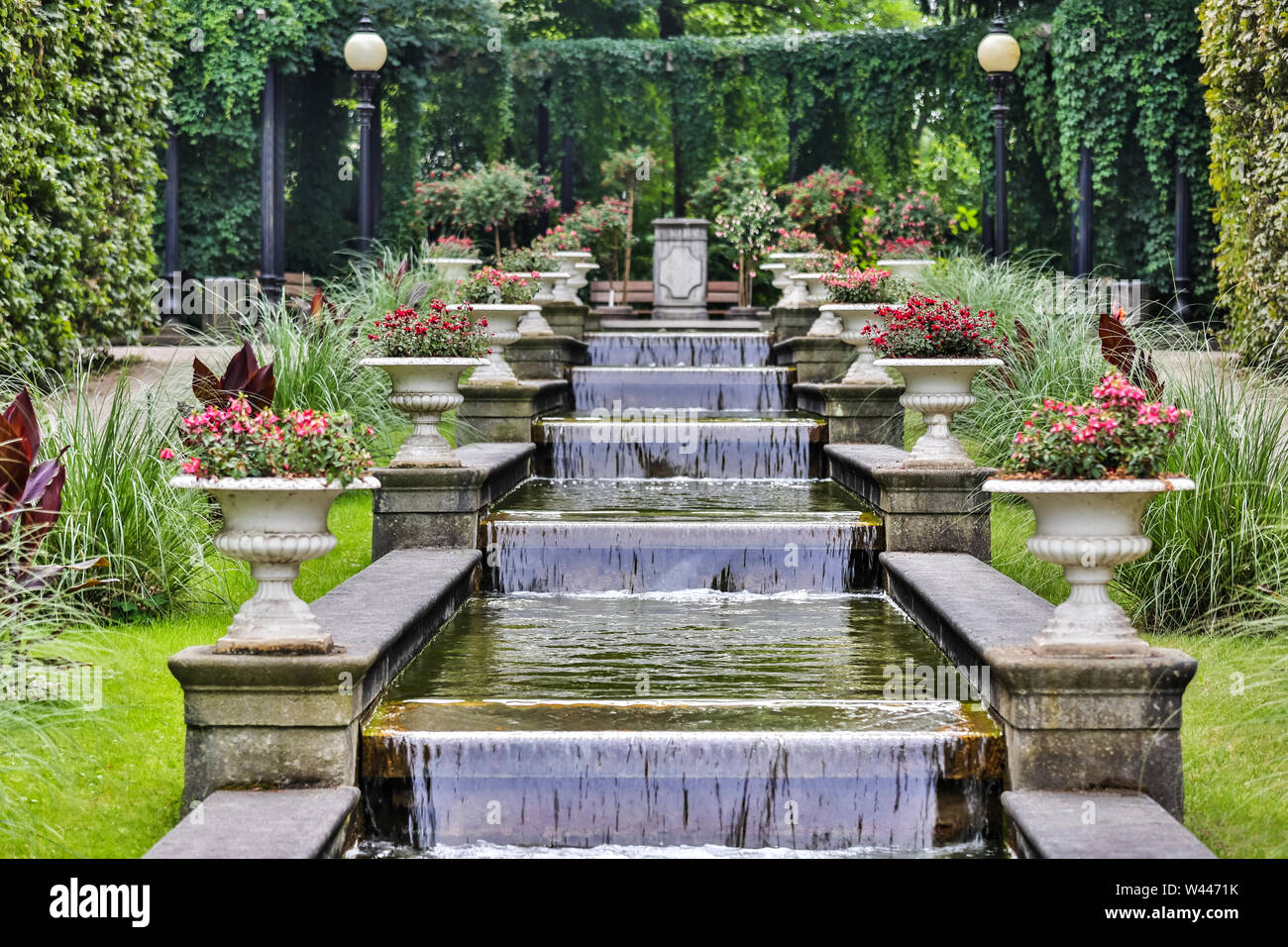 Flora Park und Gebäude Köln Deutschland Stockfoto