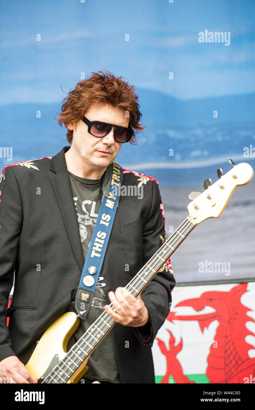 England, Sheffield, Fahrgassen Festival, 19. Juli 2019. Manic Street Prediger auf der Hauptbühne. Sheffield der Größte überhaupt, jetzt Tickets ausverkauft. Stockfoto