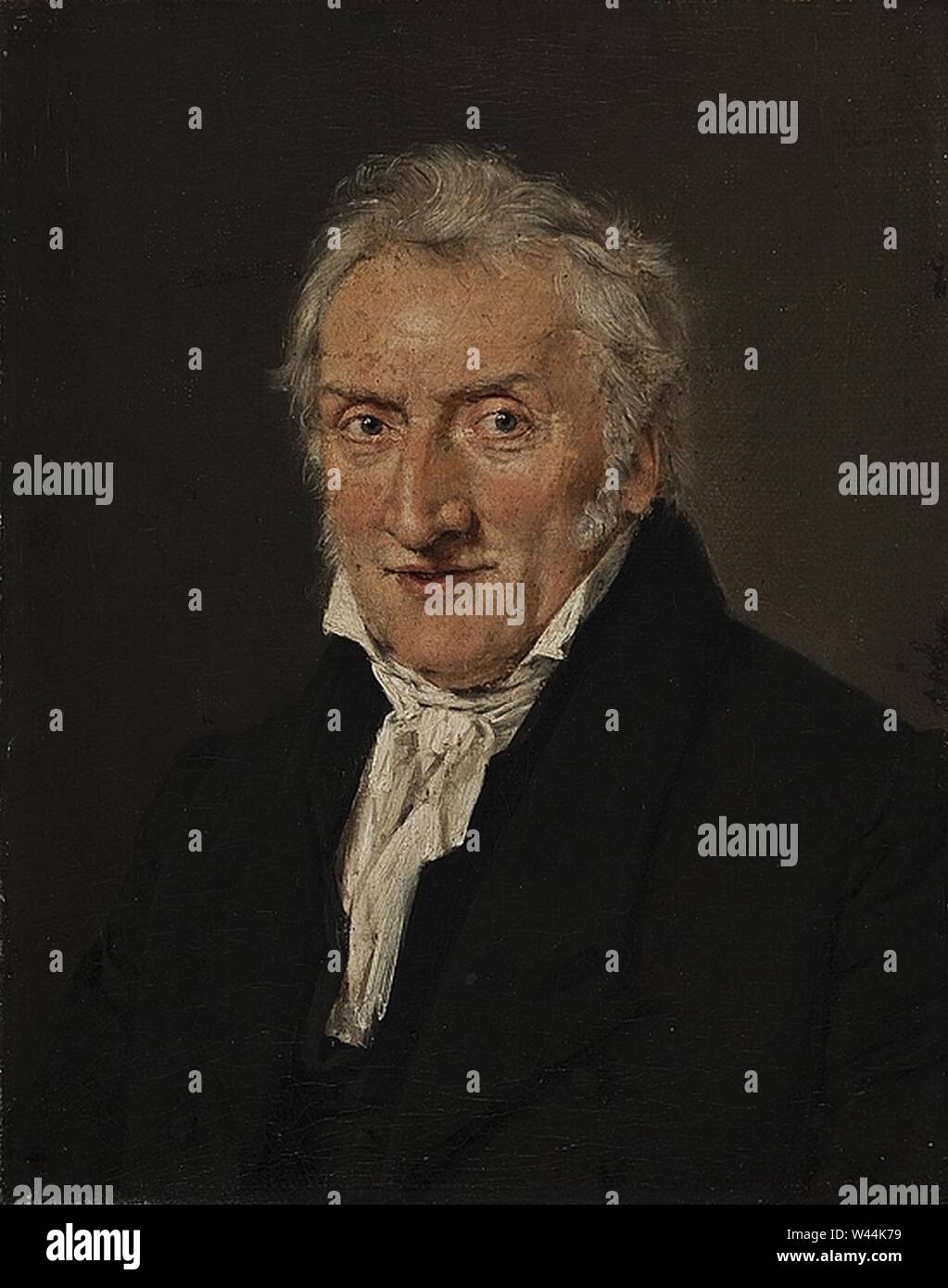 Claus Detlev Fritzsch (Christian Albrecht Jensen). Stockfoto