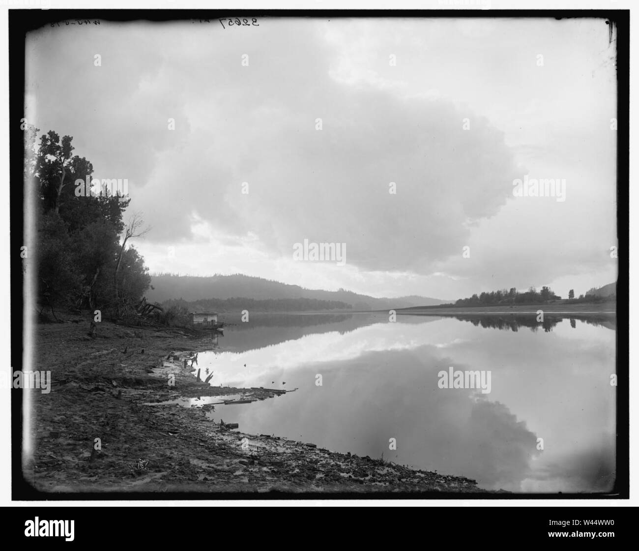 Columbia River in der Nähe von Kap Horn, Vancouver, Washington. Stockfoto