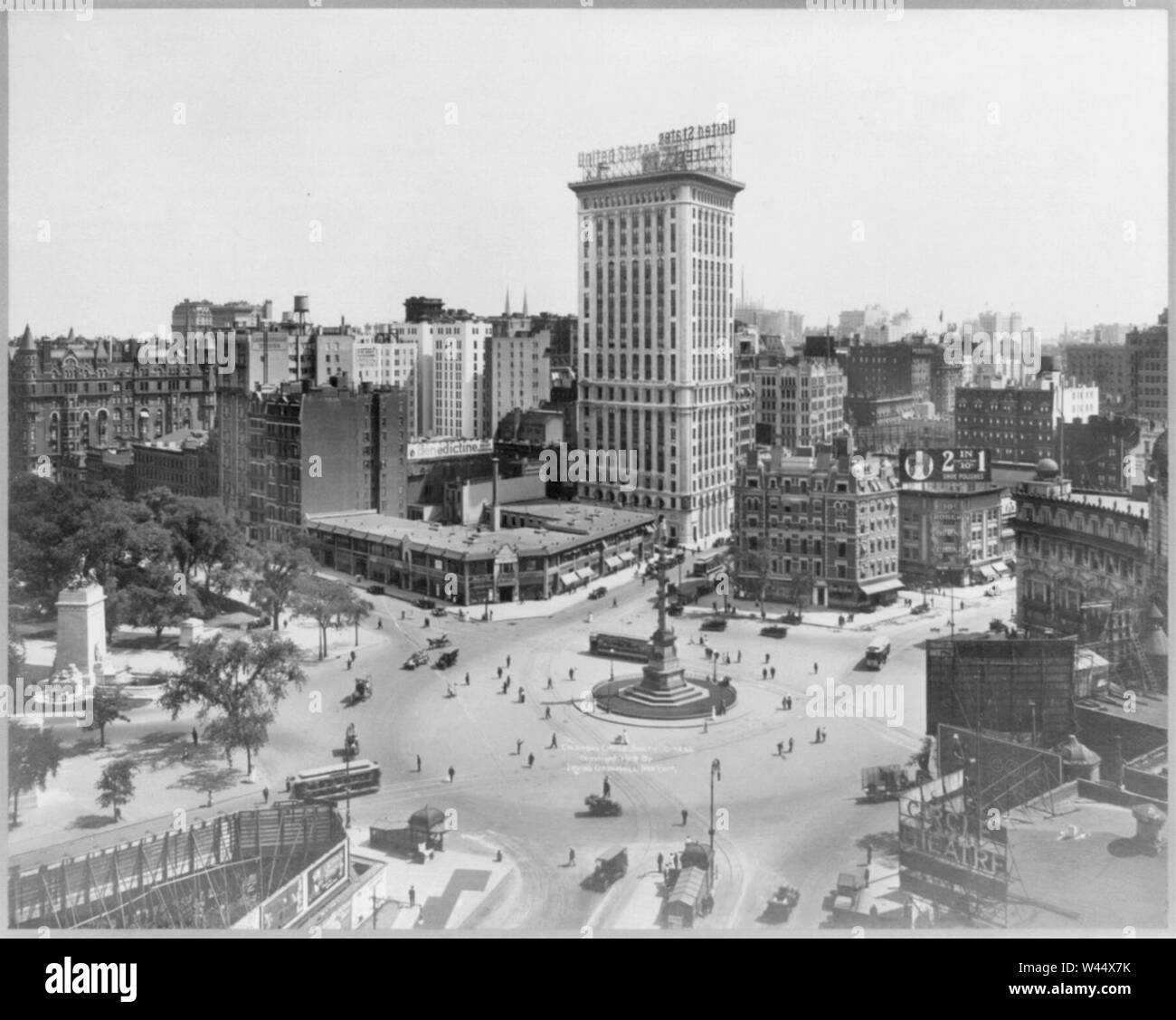 Columbus Circle, New York City - (Blick nach Süden) Stockfoto