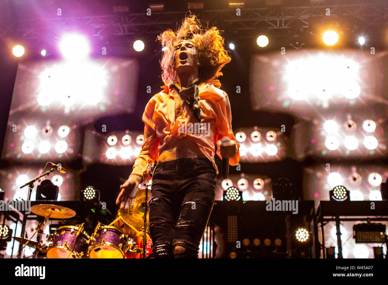 Barolo, Italien, 6. Juli 2019 Maneskin Collisioni live Festival 2019 © Roberto Finizio / alamy Stockfoto