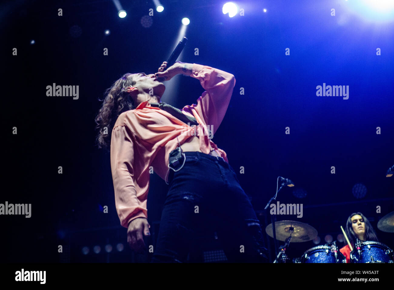 Barolo, Italien, 6. Juli 2019 Maneskin Collisioni live Festival 2019 © Roberto Finizio / alamy Stockfoto