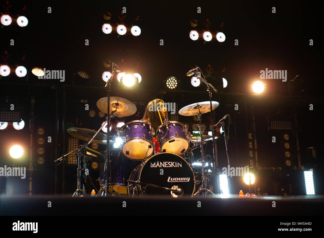 Barolo, Italien, 6. Juli 2019 Maneskin Collisioni live Festival 2019 © Roberto Finizio / alamy Stockfoto