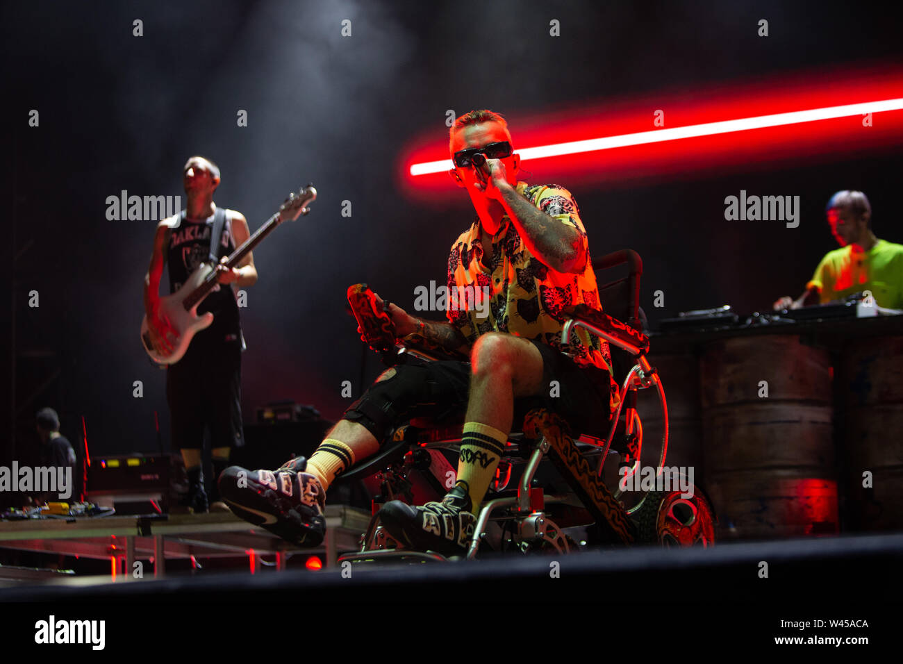 Barolo, Italien, 6. Juli 2019 Salmo live auf Collisioni Festival 2019 © Roberto Finizio / alamy Stockfoto