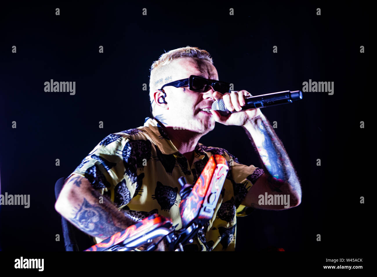 Barolo, Italien, 6. Juli 2019 Salmo live auf Collisioni Festival 2019 © Roberto Finizio / alamy Stockfoto