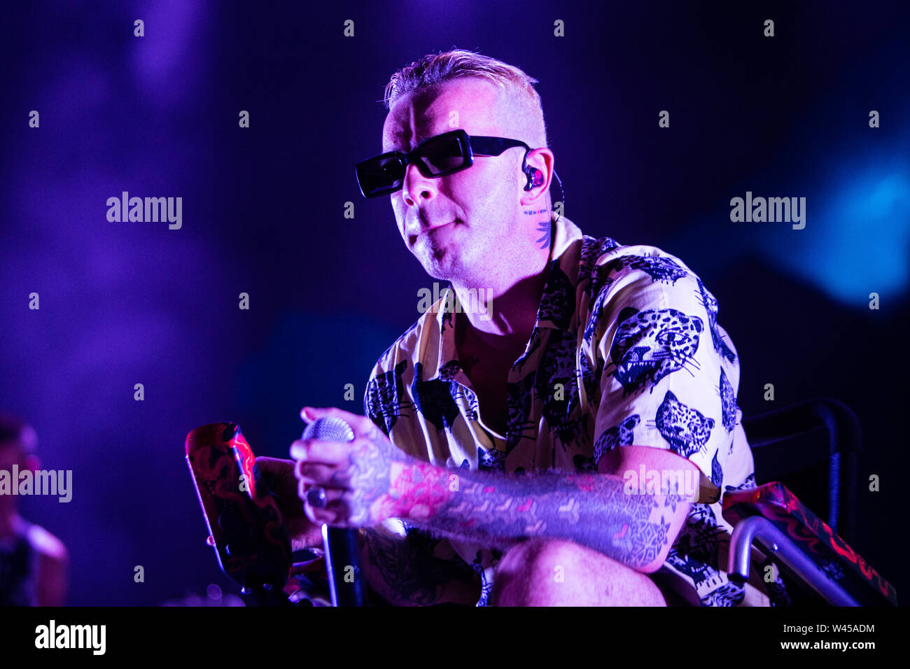 Barolo, Italien, 6. Juli 2019 Salmo live auf Collisioni Festival 2019 © Roberto Finizio / alamy Stockfoto