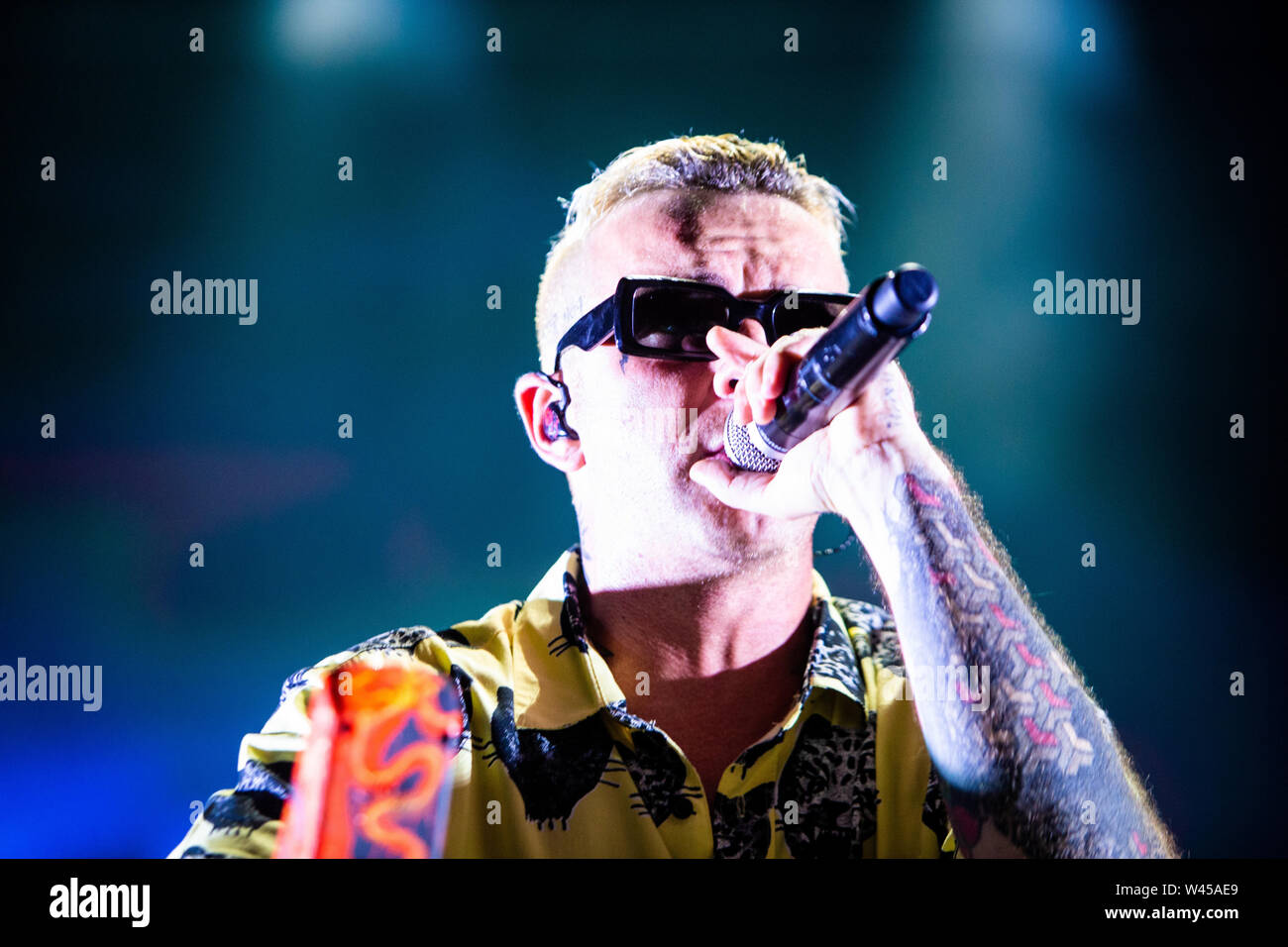 Barolo, Italien, 6. Juli 2019 Salmo live auf Collisioni Festival 2019 © Roberto Finizio / alamy Stockfoto