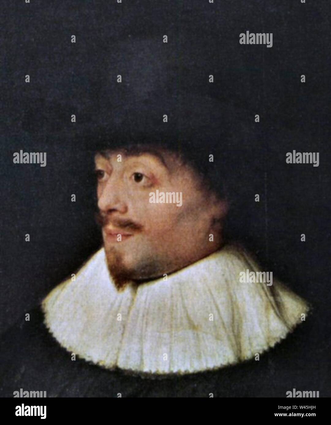 Constantijn-Huygens-Tür-JanLievens - Detail. Stockfoto