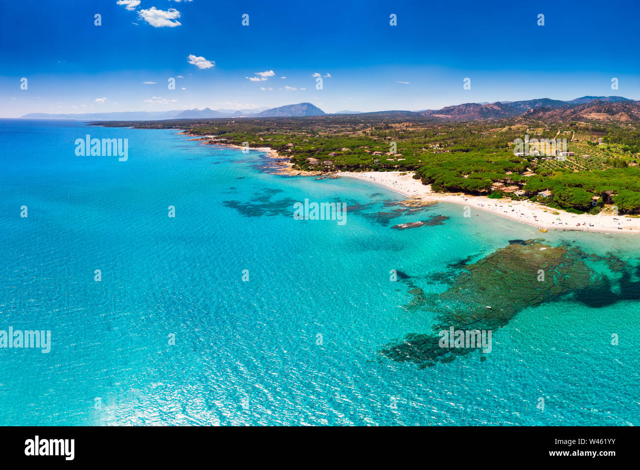 Cala Ginepro Strand Auf Der Insel Sardinien Italien Und Europa Stockfotografie Alamy