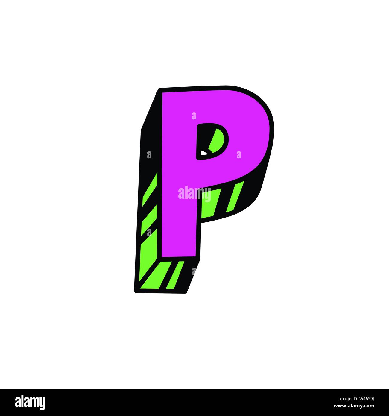 Schreiben im Comic-stil. Vektor. Leuchtend rote lateinischen Buchstaben. Lose Formen. Kyrillisch, slawischen schreiben. Russische Schrift. Logo, sign. Stock Vektor