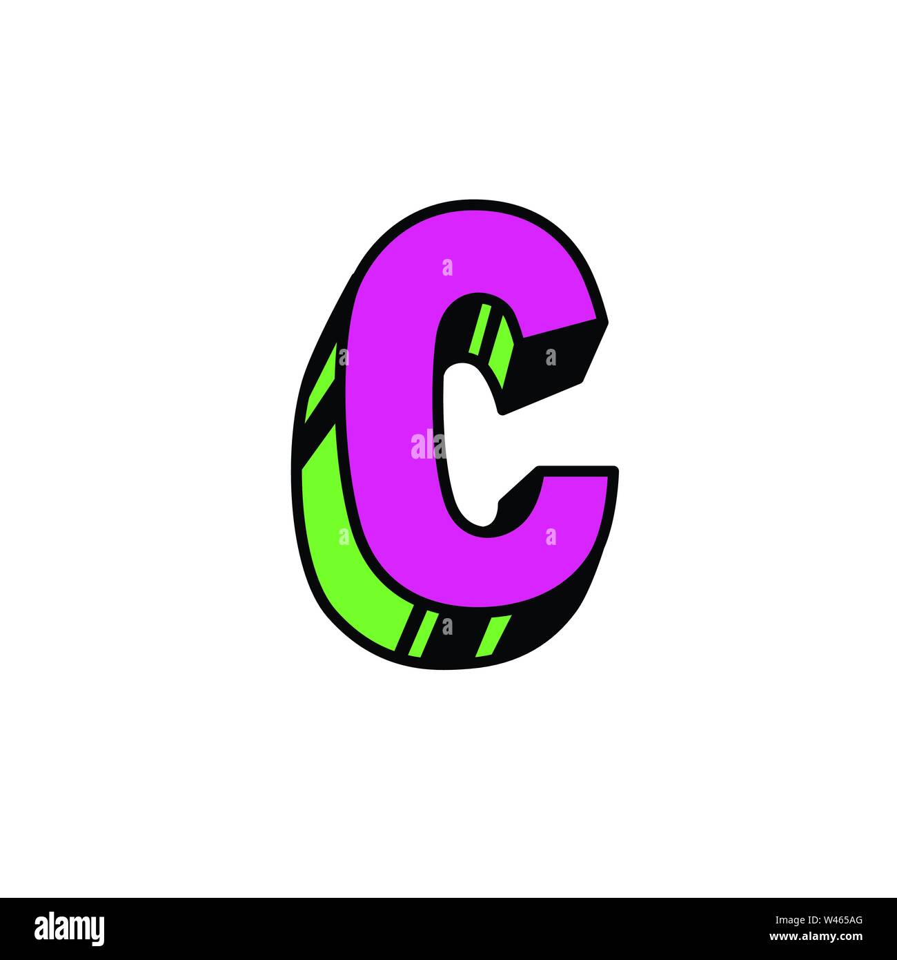 Schreiben im Comic-stil. Vektor. Leuchtend rote lateinischen Buchstaben. Lose Formen. Kyrillisch, slawischen schreiben. Russische Schrift. Logo, sign. Stock Vektor