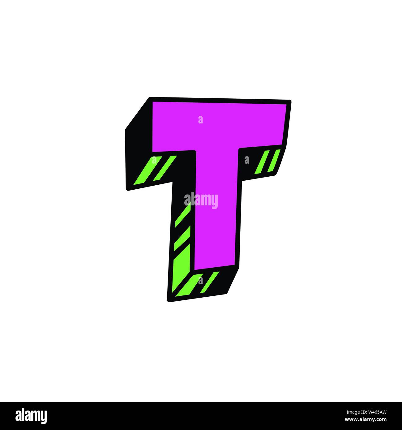 Schreiben im Comic-stil. Vektor. Leuchtend rote lateinischen Buchstaben. Lose Formen. Kyrillisch, slawischen schreiben. Russische Schrift. Logo, sign. Stock Vektor