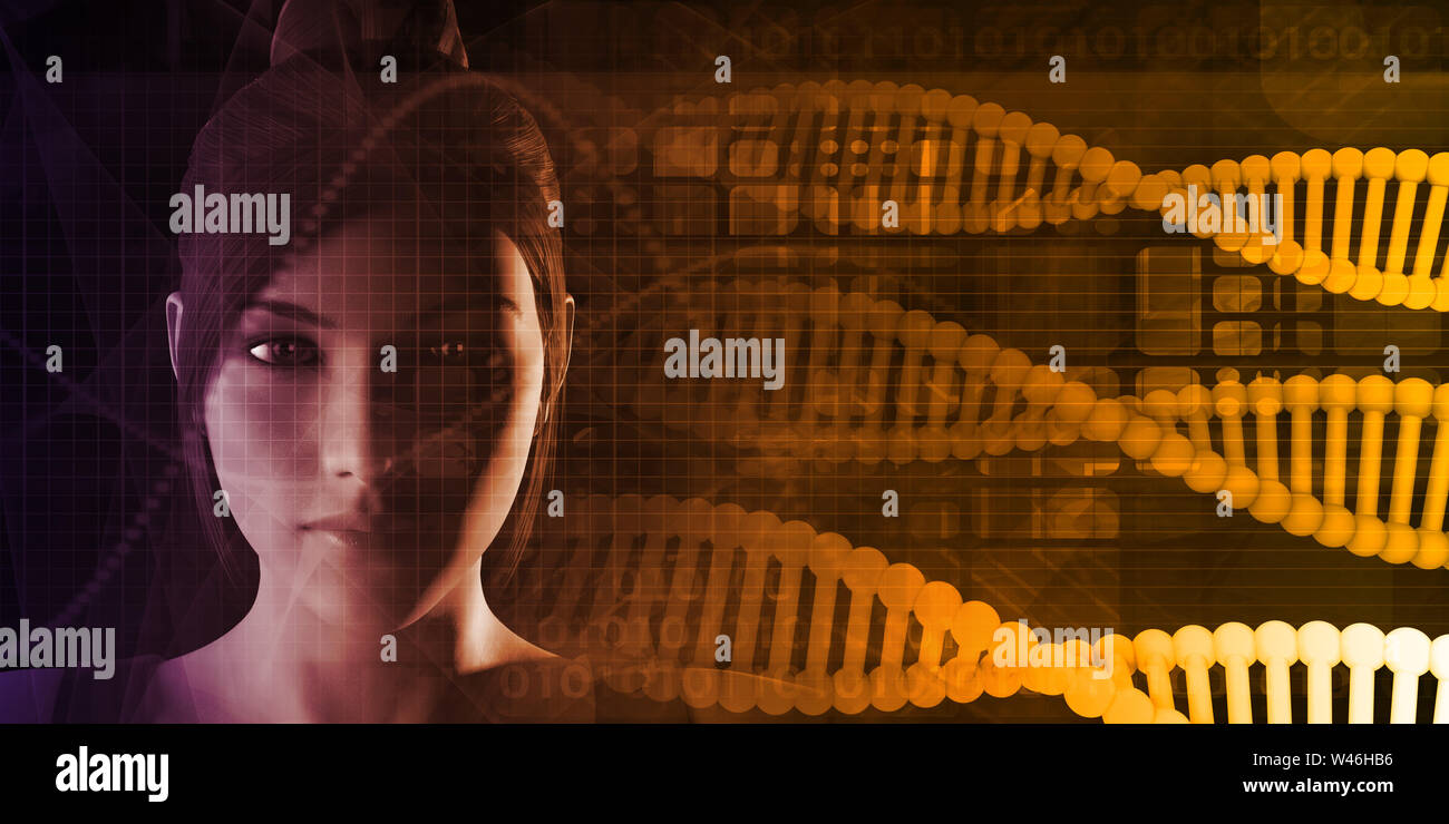 Wissenschaft Schöpfung mit neuen wissenschaftlichen Entdeckung Konzept Stockfoto