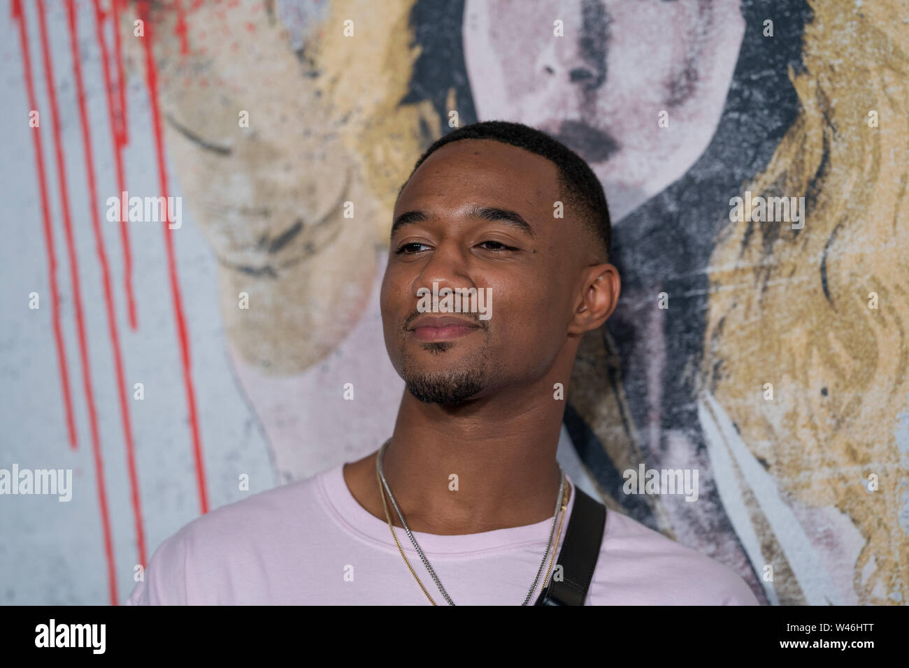 San Diego, Ca. 19 Juli, 2019. Jessie T. Usher bei Amazon Prime des Jungen Premiere während der San Diego Comic Con am 19. Juli 2019. Credit: Tony Forte/Medien Punch/Alamy leben Nachrichten Stockfoto