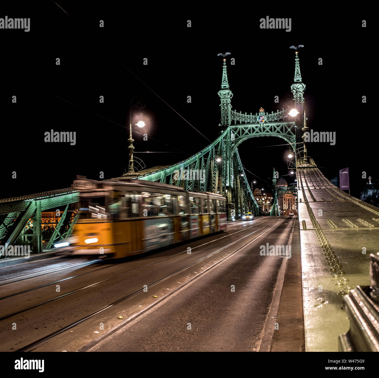 Ungarn - Budapest STRASSENBAHN TAG UND NACHT - STRASSENBAHN - ungarische TRANSPORT © Frédéric BEAUMONT Stockfoto
