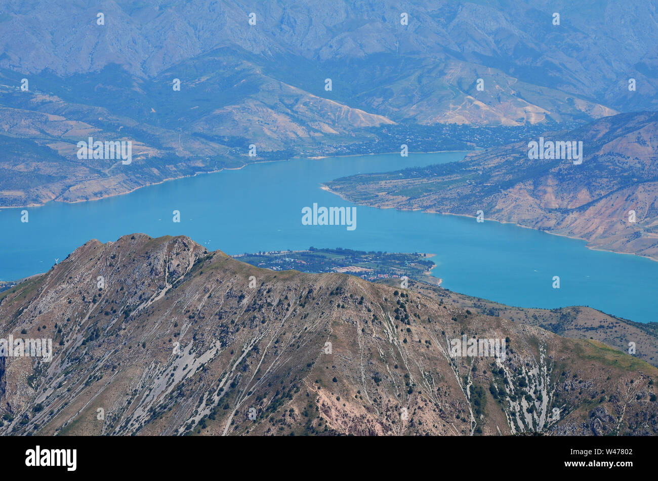 Aufstieg einer größeren Ugam-Chatkal Chingam Peak National Park, Usbekistan Stockfoto