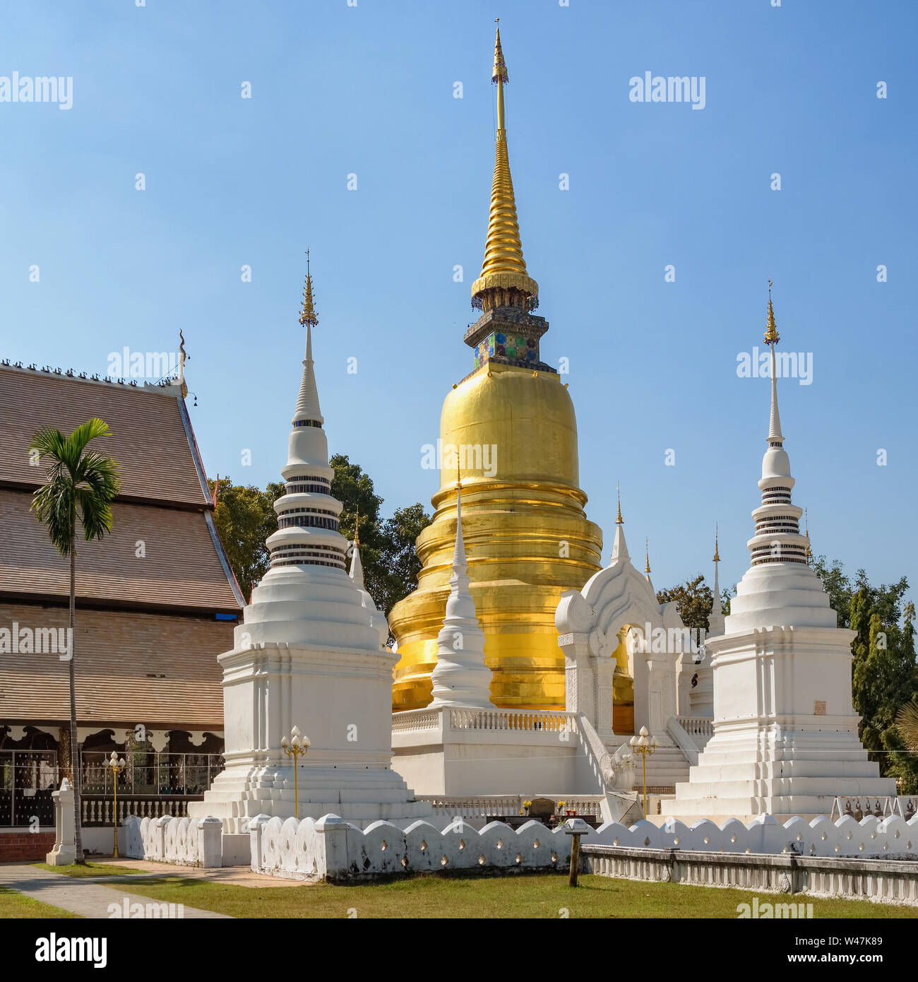 Wat Suan Dok Tempel in Chiang Mai, Nordthailand Stockfoto