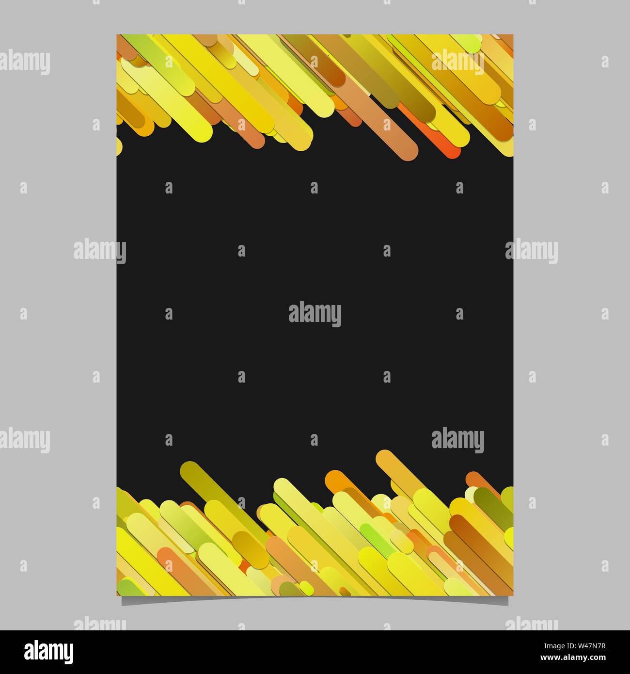 Trendy abstrakten diagonalen Farbverlauf Streifenmuster flyer Hintergrund template-Vektor Schreibwaren Abbildung Stock Vektor