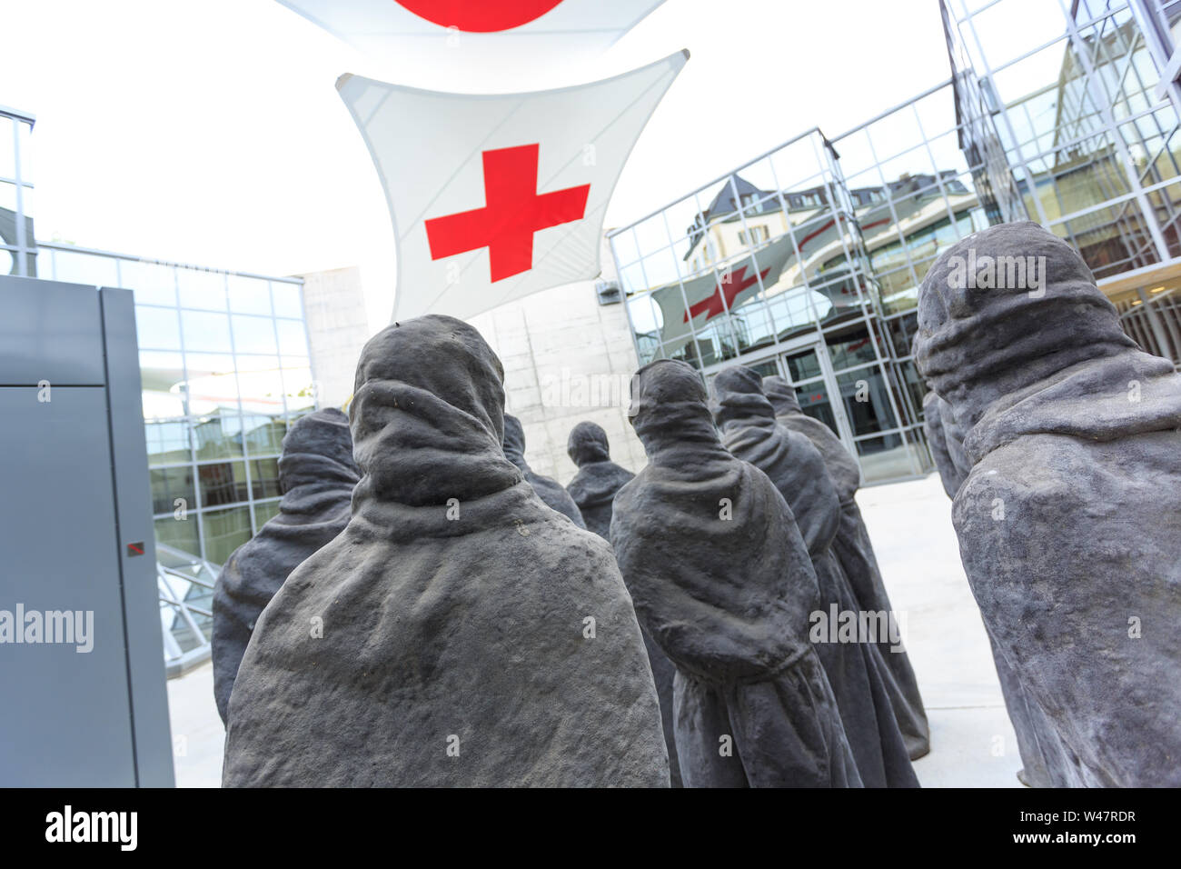 Das Internationale Museum des Roten Kreuzes und des Roten Halbmonds. Stockfoto