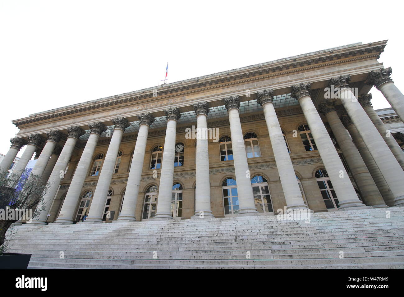 Pariser Börse Börse Büro Paris Frankreich Stockfoto
