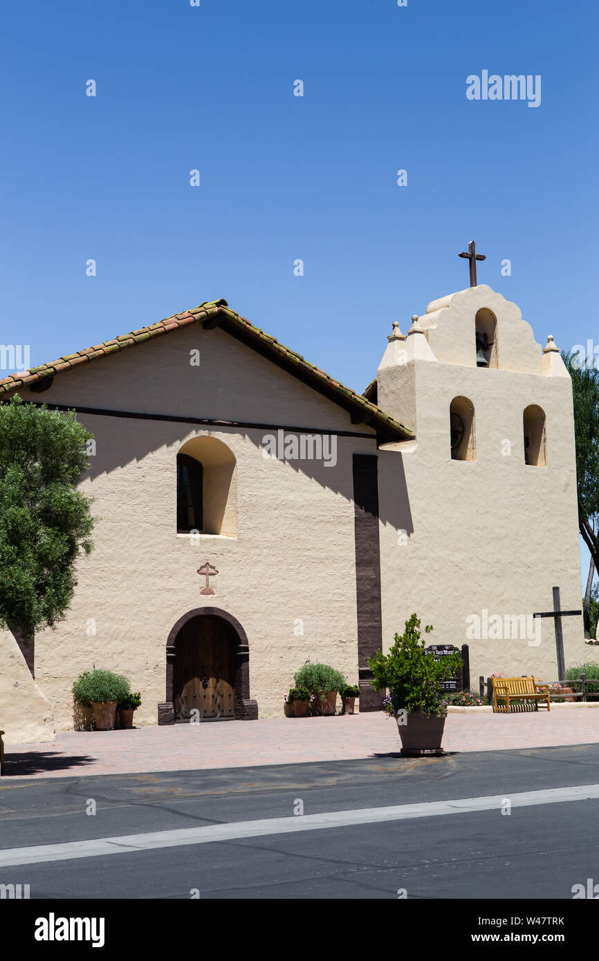 Die Alte Mission Santa Ines Solvang, Santa Barbara County, Kalifornien, USA Stockfoto