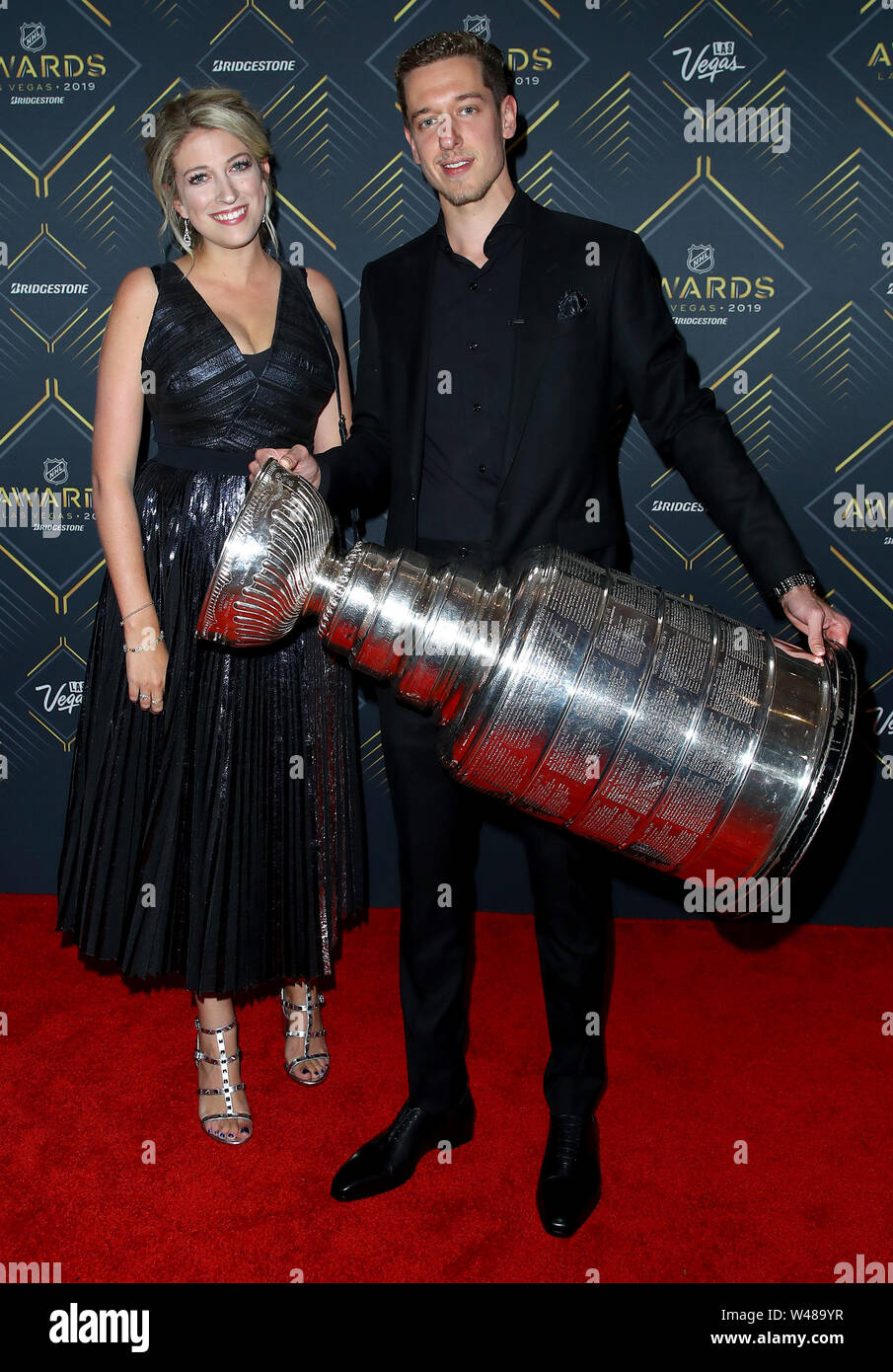 2019 NHL Awards Ankünfte im Mandalay Bay Events Center in Las Vegas bietet: Jordanien Binnington Wo: Las Vegas, Nevada, United States Wann: 19 Jun 2019 Credit: Judy Eddy/WENN.com Stockfoto