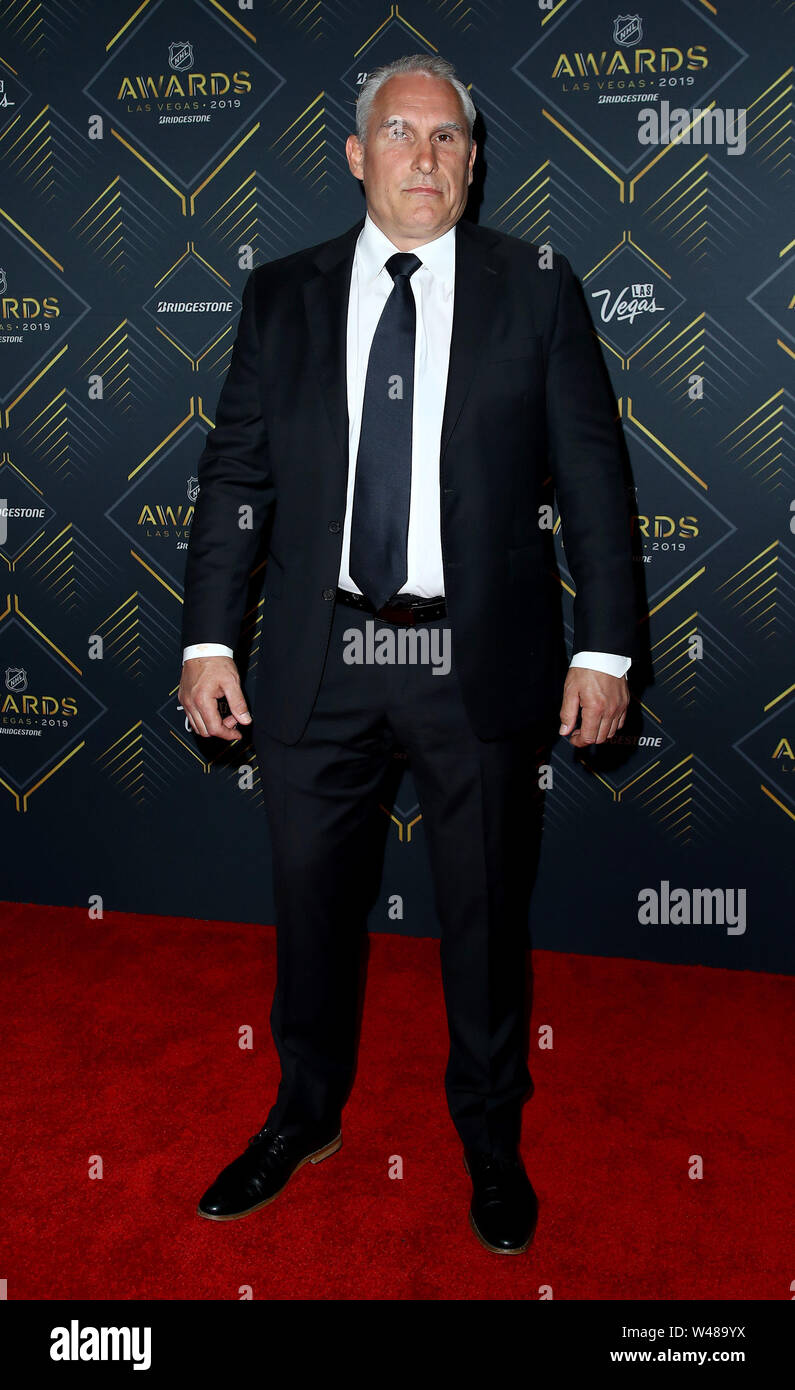 2019 NHL Awards Ankünfte im Mandalay Bay Events Center in Las Vegas bietet: Craig Berube Wo: Las Vegas, Nevada, United States Wann: 19 Jun 2019 Credit: Judy Eddy/WENN.com Stockfoto