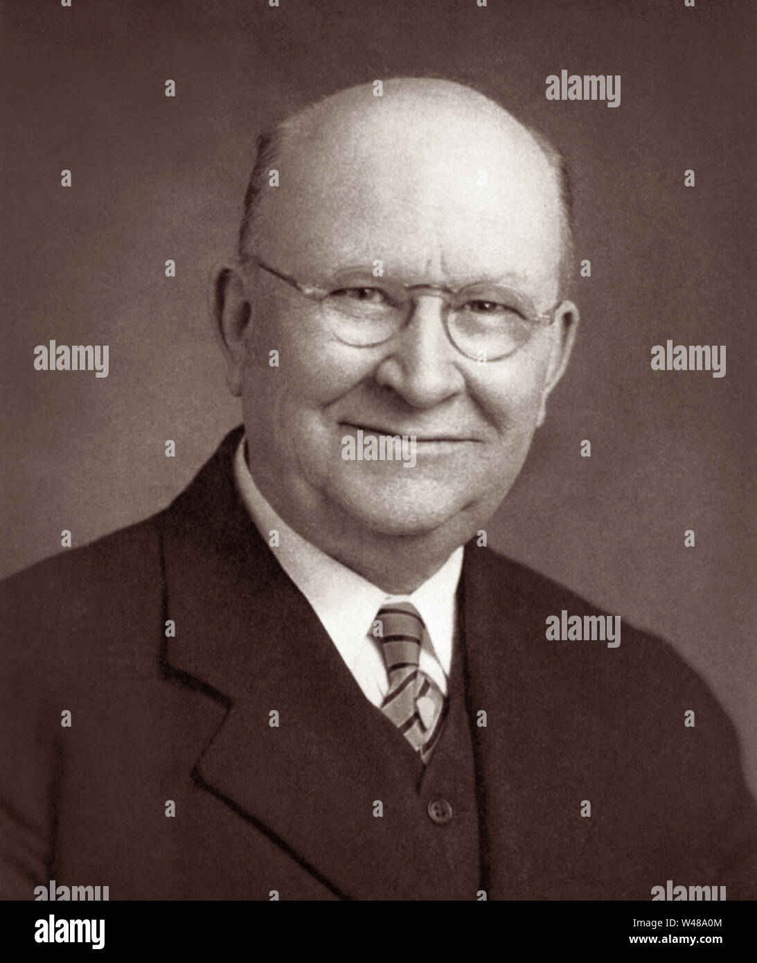 Henry Allen "Harry" Ironside (1876-1951) war ein Kanadisch-Bibel, Prediger, Lehrer, Pfarrer, Theologe und Autor, Moody Kirche in Chicago von 1929 bis 1948 Pastored. Stockfoto