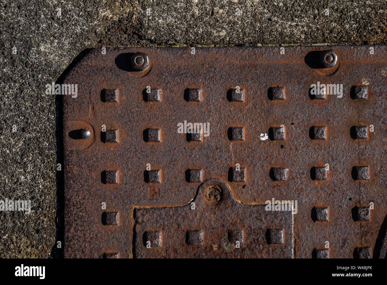 Verrostetem Stahl Platte Textur Hintergrund Grafik Asset. Stockfoto