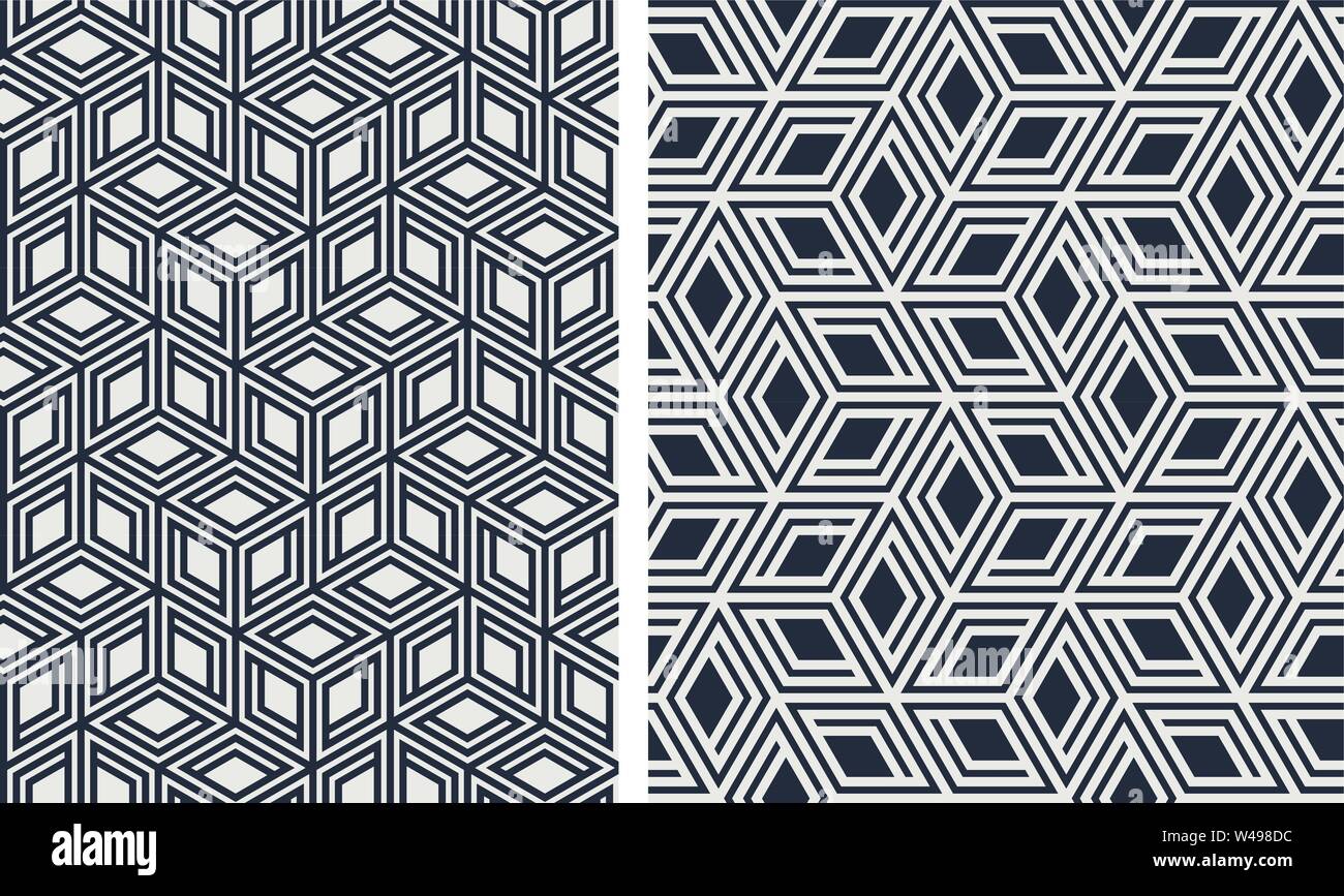 Der nahtlose Muster. Abstrakte geometrische Hintergrund Vector Illustration Stock Vektor