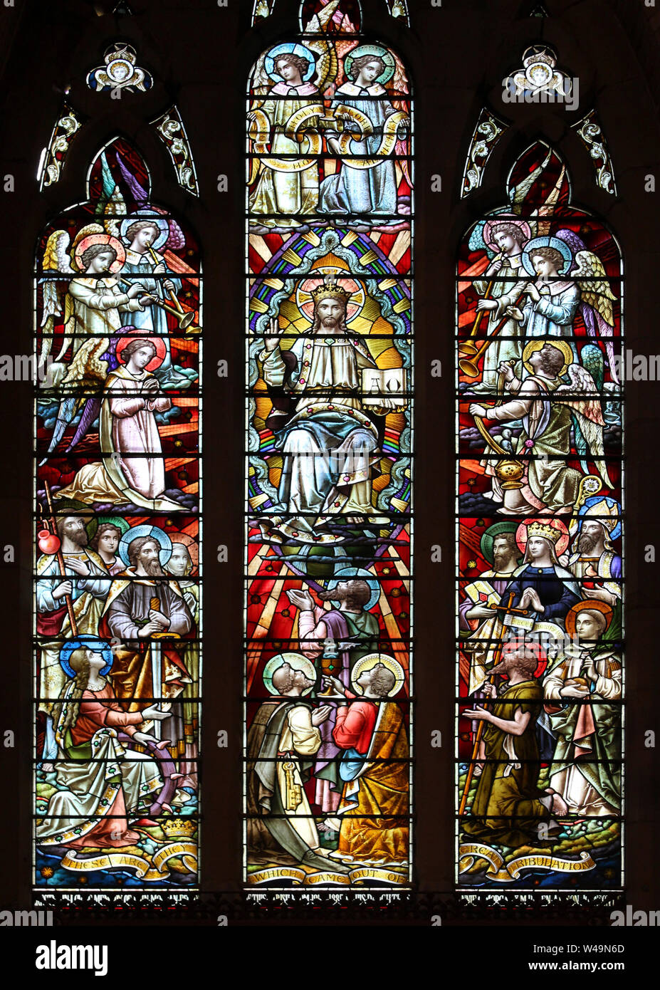 Christus in Majestät - auch bezeichnet als der "Märtyrer", wie viele der Zahlen wurden die christlichen Märtyrer. Stockfoto