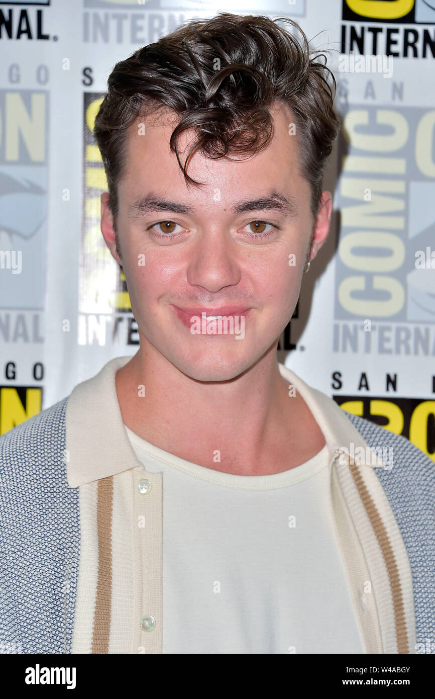 San Diego, USA. 19 Juli, 2019. Jack Bannon am Fotoshooting für die sgh TV-Serie "silbergroschen" auf der San Diego Comic-Con International 2019 im Hilton Bayfront Hotel. San Diego, 19.07.2019 | Verwendung der weltweiten Kredit: dpa/Alamy leben Nachrichten Stockfoto