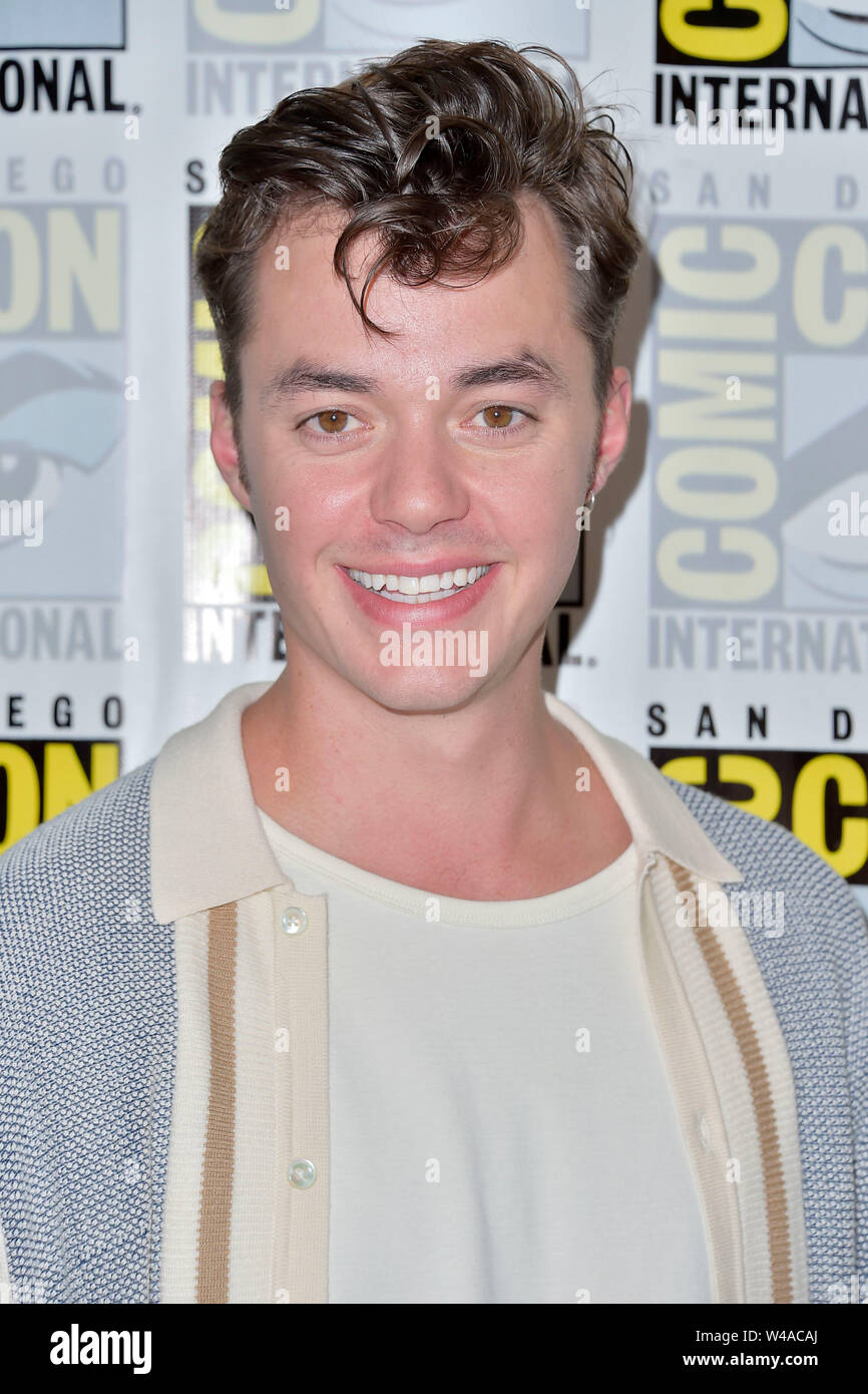 San Diego, USA. 19 Juli, 2019. Jack Bannon am Fotoshooting für die sgh TV-Serie "silbergroschen" auf der San Diego Comic-Con International 2019 im Hilton Bayfront Hotel. San Diego, 19.07.2019 | Verwendung der weltweiten Kredit: dpa/Alamy leben Nachrichten Stockfoto
