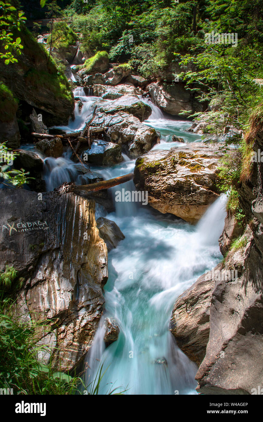 Canyon Kitzlochklamm bei Taxenbach land Salzburg in Österreich Wien, Österreich Stockfoto