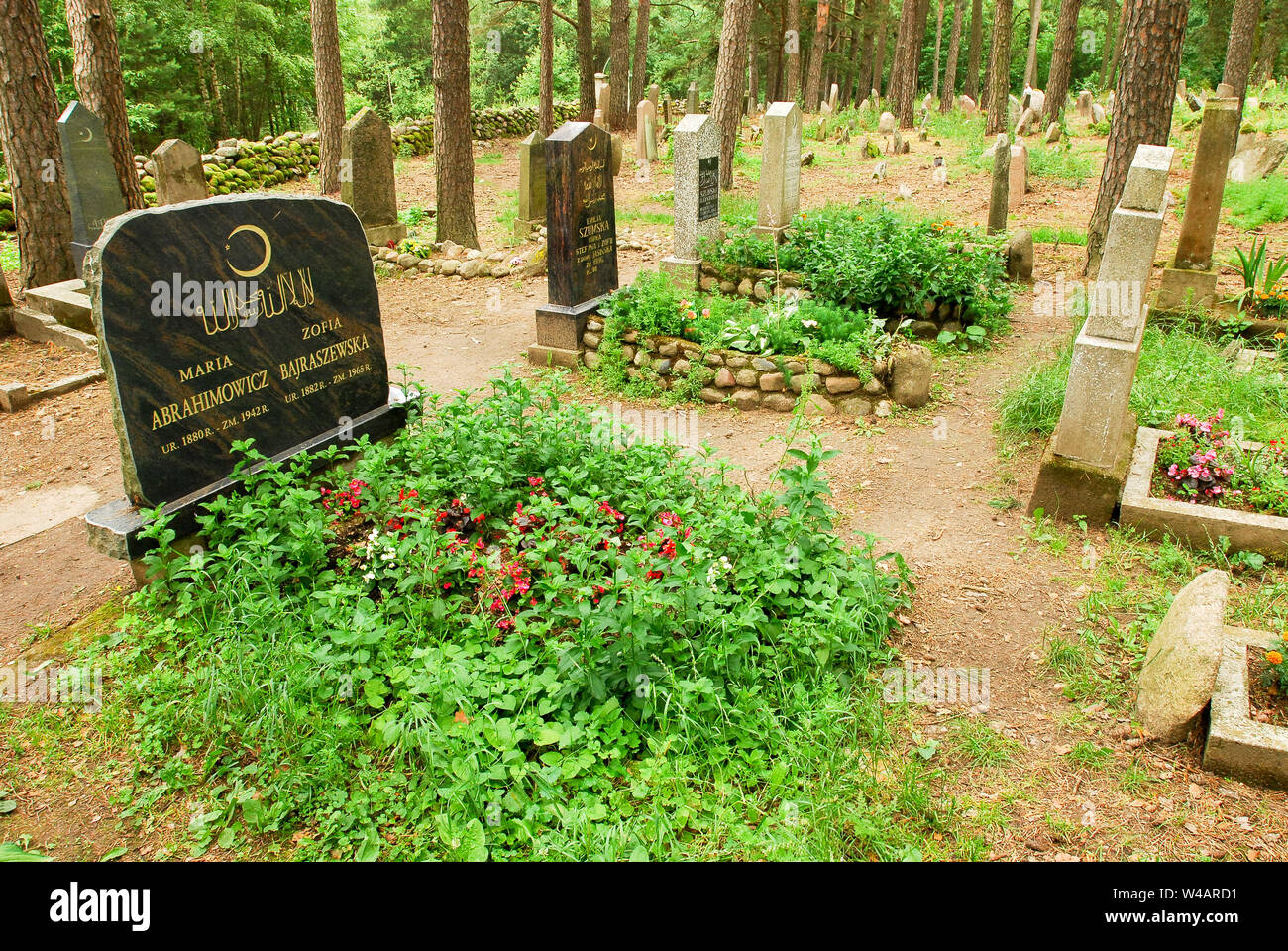 Muslimischer Friedhof in Kruszyniany, Polen. 6. Juli 2008 © wojciech Strozyk/Alamy Stock Foto Stockfoto